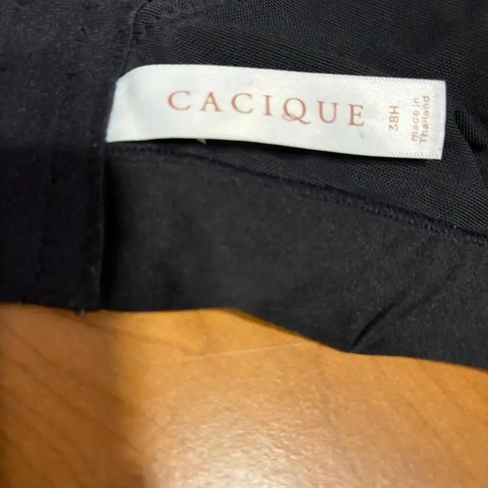 Cacique bra lightly lined no wire black 38H
